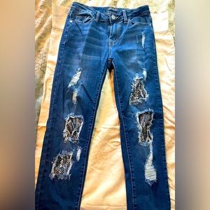Judy Blue Snake Print Jeans